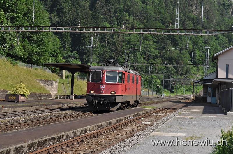 DSC_7611.JPG - Ausfahrt für die Re4/4 II 11273 ; solo !!! Zug Nr.50920